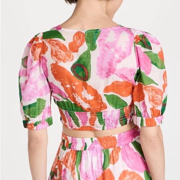 SOLD—Banjanan Aurora Top in Euphoric Bloom Vivid - Picture 2 of 6